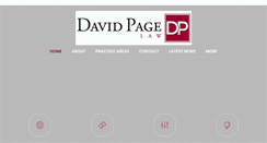 Desktop Screenshot of davidpagelaw.com